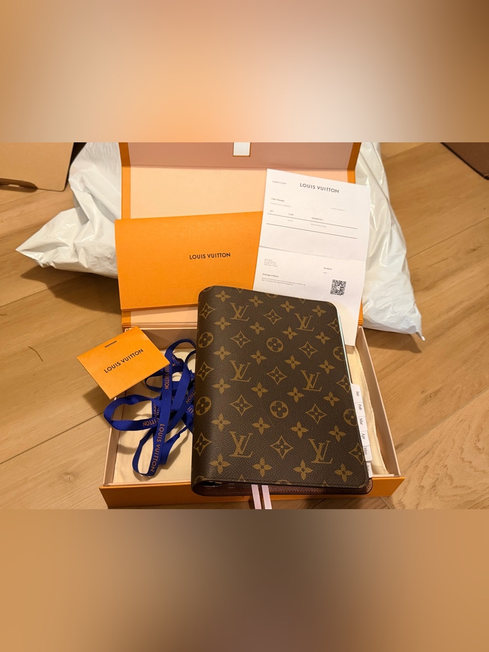 Louis Vuitton Monogram Desk Agenda - Brown
